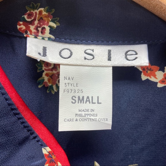 VTG Josie Natori Cheongsam Floral Dress - Picture 5 of 6